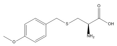 نقاء 98٪ مشتقات الأحماض الأمينية CAS 2544-31-2 H-Cys (pMeOBzl) -OH C11H15NO3S