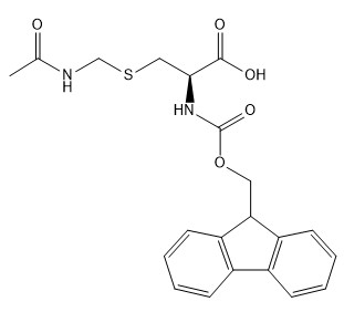 نقاء 98٪ مشتقات الأحماض الأمينية CAS 86060-81-3 Fmoc-Cys (Acm) -OH C21H22N2O5S