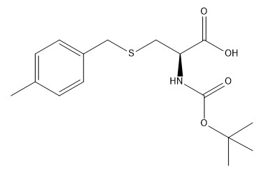 نقاء 98٪ مشتقات الأحماض الأمينية CAS 61925-77-7 Boc-Cys (Mbzl) -OH White To Off White Powder C16H23NO4S