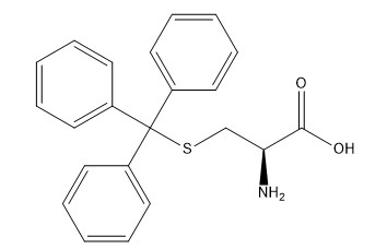 98٪ مشتقات الأحماض الأمينية CAS 2799-07-7 S-Trityl-L-Cysteine ​​C22H21NO2S أبيض إلى أوف وايت صلب