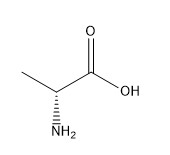 مشتقات الأحماض الأمينية CAS 338-69-2 D-Alanine C3H7NO2 مسحوق أبيض إلى أوف وايت