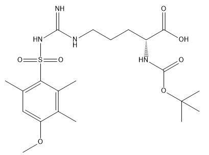 نقاء 98٪ مشتقات الأحماض الأمينية CAS 200122-49-2 Boc-D-Arg (Mtr) -OH C21H34N4O7S