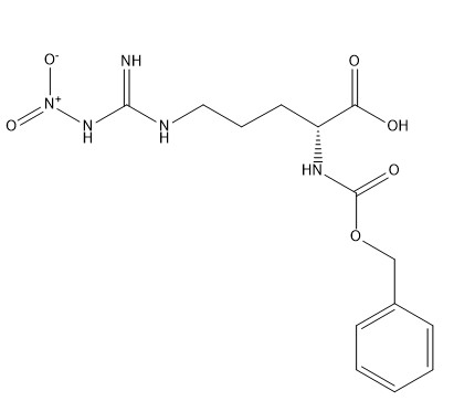 نقاء 98٪ مشتقات الأحماض الأمينية CAS 2279-08-5 Z-D-Arg (NO2) -OH C14H19N5O6