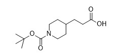 CAS 154775-43-6 المواد الكيميائية المخصصة 3-[1-(Tert-Butoxycarbonyl)Piperidin-4-Yl]حامض البروبانيك