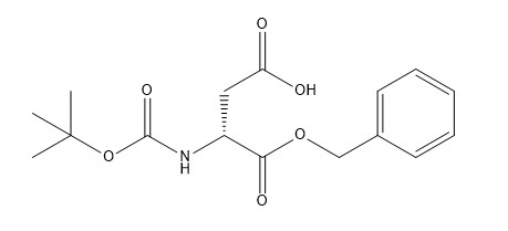 نقاء 98٪ مشتقات الأحماض الأمينية CAS رقم 92828-64-3 Boc-D-Asp-OBzl C16H21NO6