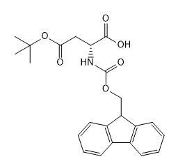 نقاء 98٪ مشتقات الأحماض الأمينية CAS رقم 112883-39-3 Fmoc-D-Asp (OtBu) -OH