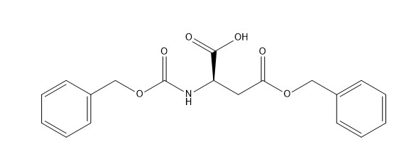 98٪ Z-D-Asp (Obzl) -أوه مشتقات الأحماض الأمينية CAS 5241-62-3 C19H19NO6