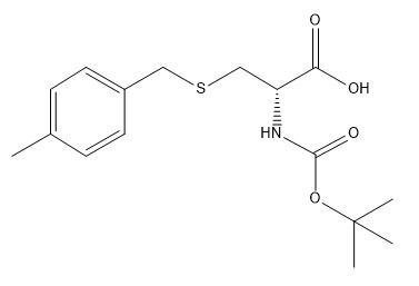 رقم CAS 61925-78-8 مشتقات الأحماض الأمينية 98٪ Boc-D-Cys (pMeBzl) -OH