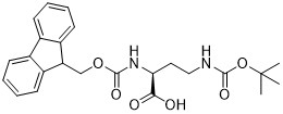 N-Fmoc-N-Boc-L-2,4-Diaminobutyric Acid، 125238-99-5 المواد المتوسطة لـ API