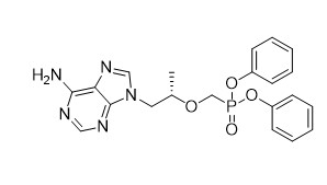 S -Diphenyl 1- 6-amino-9H-purin-9-yl propan-2-yl oxy methyl phosphonate لـ TFA مسحوق أصفر شاحب M.W 439.41 نقاء 95%