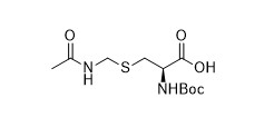 Boc-Cys (Acm) -OH CAS No 19746-37-3 لمشتقات الأحماض الأمينية مسحوق أبيض نقاء 98٪
