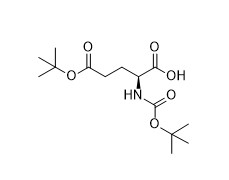 Boc-Glu (OtBu) -OH CAS No 24277-39-2 لمشتقات الأحماض الأمينية مسحوق أبيض نقاء 99٪