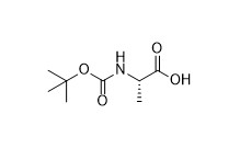 Boc-Ala-OH CAS No 15761-38-3 لمشتقات الأحماض الأمينية مسحوق أبيض نقاء 99٪