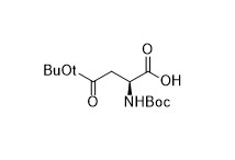 Boc-Asp (OtBu) -OH CAS No 1676-90-0 لمشتقات الأحماض الأمينية مسحوق أبيض نقاء 99٪